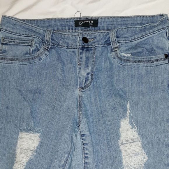 Forever 21 Premium‎ Denim Destroyed Jeans 29 - Picture 2 of 6
